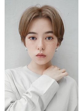 ギークス(GEEKS) 【GEEKS渋谷】クールショートボブ/アッシュベージュ/マッシュ/艶