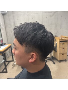 フイ 代々木(Hui) スパイキーショート/ハイトーンカラー/マッシュパーマ/men's/