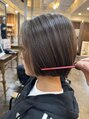 ラフィス ヘアー ヴォーグ 天王寺あべの店(La fith hair vogue)&nbsp;ミニボブ×コントラストハイライト