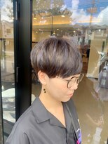 アナザーワールドココン(ANOTHER WORLD cocon)&nbsp;マッシュショート！ブルーバイオレットメッシュ