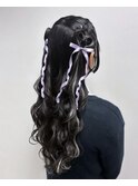 あみこみハートハーフツイン