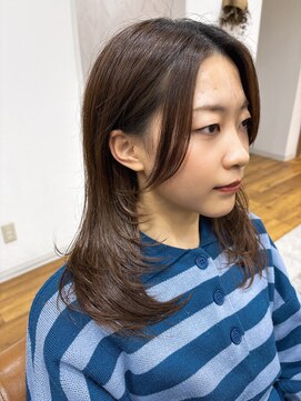 アフロートナガノ(AFLOAT NAGANO) 簡単スタイリング☆ワンカール内巻きレイヤー