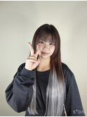 Jkのバレイヤージュ風エクステ