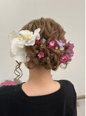 成人式・卒業式いおススメ☆ふわふわシニヨンアレンジ