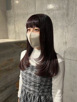 アンサム 下北沢店(UNSOME) ロングレイヤー/ピンクブラウン