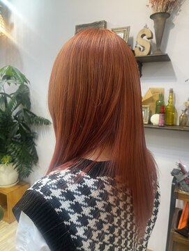 ヘアー ガーデン ルノン(Hair Garden Lunon) オレンジベージュ