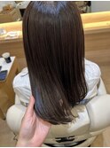 アッシュブラウンカラー/髪質改善/オージュア