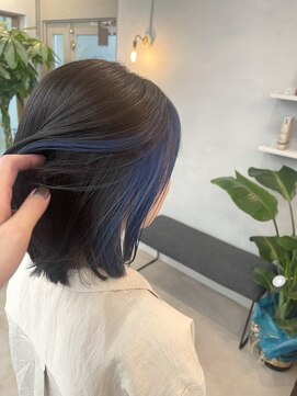 ルーシー(Lucy) 【LUCY】フェイスフレーミング×ブルー