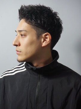 ヒロギンザ 六本木店(HIRO GINZA) ビジネスもオフもキマる ツーブロック×ソフトツイストヘア
