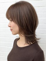 アビリタ(abilita)&nbsp;ミディアムボブ くびれミディ ウルフ 似合わせカット グレージュ