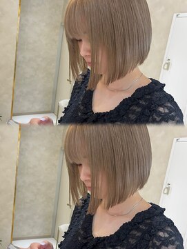 ジーナ 博多(Zina) 切りっぱなしボブ