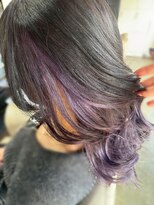 ハートリンク(HeartLink)&nbsp;インナーカラー(バイオレット)＆インナー刈り上げ