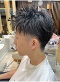 社会人◎スパイキーショート刈り上げビジネス好印象
