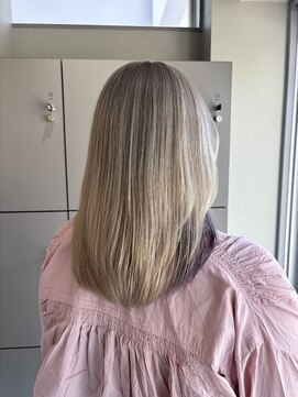 エイト 沖縄豊崎店(EIGHT toyosaki) 【EIGHT 豊崎】お客様スタイル［ミルクティーグレージュカラー］