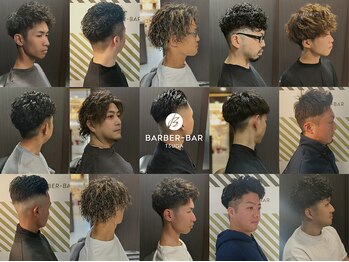 バーバーバー 都賀(BARBER-BAR)の写真/大人男性が選ぶ実力派サロン。簡単スタイリングのメンズパーマオーダー多数★フェード/ツイストスパイラル