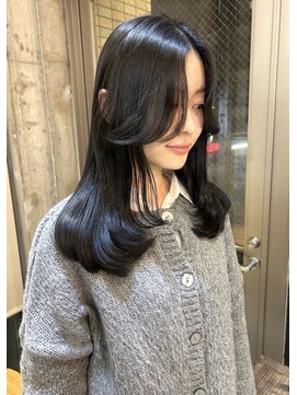 オルセン(OLSEN) グレージュ/レイヤーカット/顔周りカット