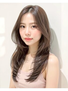 ブロウ ネックス ザ サロン 表参道(VLOW nex the salon) 【ANRI韓国風♪】韓国風ツヤ感レイヤー /韓国/暗髪/髪質改善