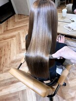 ニクス フリー ウエストバーン(nix free WB)&nbsp;冬の褒められヘア◎ココアベージュ髪質改善ロングブリーチなし