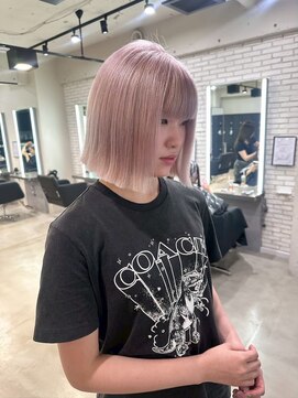 シェノン バイ アランスミシー 表参道(CHAINON by Alan smithee) 表参道/着物ヘア/ダークアッシュ/ミディアムレイヤーカット/渋谷