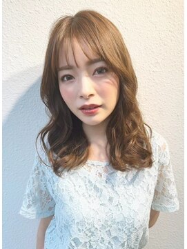 カバーヘア ブリス 上尾西口店(COVER HAIR bliss) 大人ガーリー/レイヤーパーマ/ミルクティーベージュ/小顔p上尾