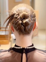 フォーエス(4S)&nbsp;カチモリヘア　～結婚式お呼ばれヘアアレンジ～