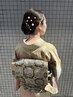 ※要電話【土日祝9～13：30】訪問着or留袖お着付け＋ヘアセット￥18500→16000