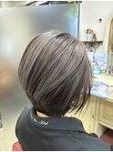 ブリーチカラー×髪質改善/夏に輝く韓国風艶髪ヘア