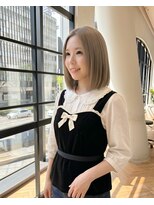 ハーツオオサカ(HE:ARTS OSAKA)&nbsp;シンプルでオシャレなストレートボブ