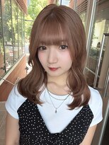 インク サカエ(inq sakae) 透明感ミルクティーブラウン/レイヤーカット/セミディ