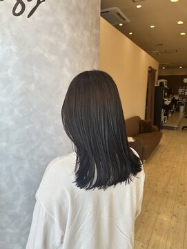 ヘアーズエナジー 彩都店(HAIRS energy) ワンレンセミロング