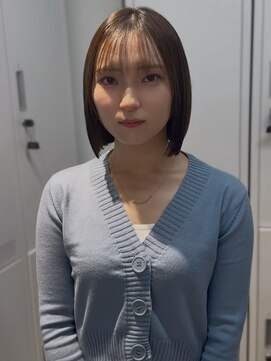 ザ シェノン ウメダ(THE CHAINON UMEDA) ダークパープル/ナチュラルショート/夏のヘアアレンジ/大阪梅田