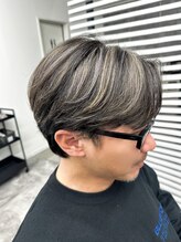 鏡と星 高田馬場 シルバーメッシュ/白髪ぼかし