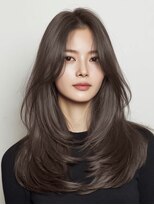 ルノヘアー(Lunohair)&nbsp;秋カラー×透明感レイヤーで小顔美人へ×ブリーチなしカラー