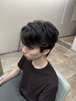 レーヴバイリコ 三軒茶屋(Reve by liko)&nbsp;マレットヘア/メンズパーマ/海外風センターパート/三軒茶屋