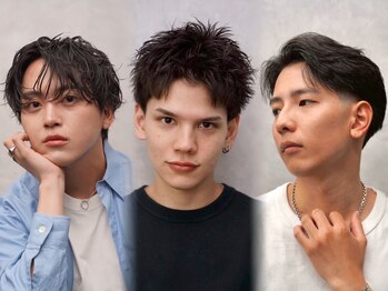 クロムトウキョウ ザ バーバー ネオン 新宿店(CHROM TOKYO the Barber ne/on)の写真/デザイン性高いMEN'Sカット技術*[新宿/メンズカット/メンズパーマ/フェード/眉毛/シェービング/バーバー]
