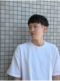 大人男子アクティブショートパーマ