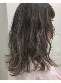 『blue faces 』ラベンダーグレージュ×ミルキーハイライト
