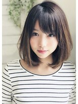アグヘアー テイスター 保谷店(Agu hair taster)&nbsp;《Agu hair》大人かわいいワンカールボブ 小顔ミディアム