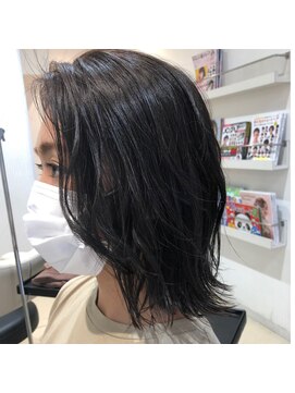 アッシュ 日吉店(Ash) アッシュブラウン×外ハネミディアム