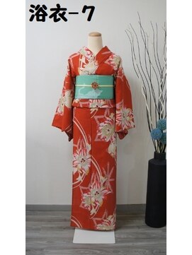 きものサロン すずめ屋 レンタル番号 浴衣-7(レトロ~撫松庵)