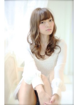 美容室 リーフ 竜南店(LeaF) ふんわりセミディ☆ナチュラルウェーブ愛され女子に!!