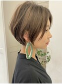 前髪長め☆大人かわいいナチュラルショート