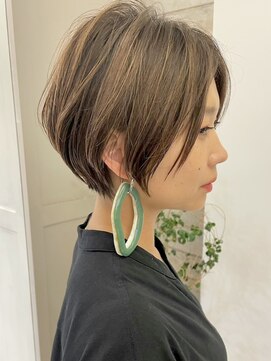 ベック ヘアサロン(BEKKU hair salon) 前髪長め☆大人かわいいナチュラルショート