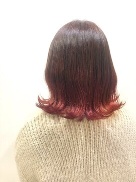 ロウ 吉祥寺(ROW) ピンクグラデーション/ベビーピンク/韓国風【髪質改善】