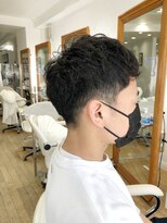 ヘッズ 本八幡店(HEADS)&nbsp;MEN'S HAIR  センターパート　サイドパート　韓国マッシュ