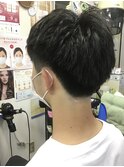 柔らかめの2ブロックショート
