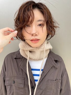ヘアー アイス カンナ(HAIR ICI Canna) カジュアルなショートパーマ
