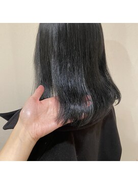 ドット ヘアー(dot.hair) ブルーブラックカラー