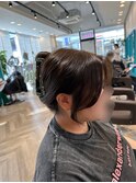 結んでも下ろしても可愛い顔まわり