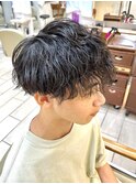 メンズパーマ 波巻きパーマ